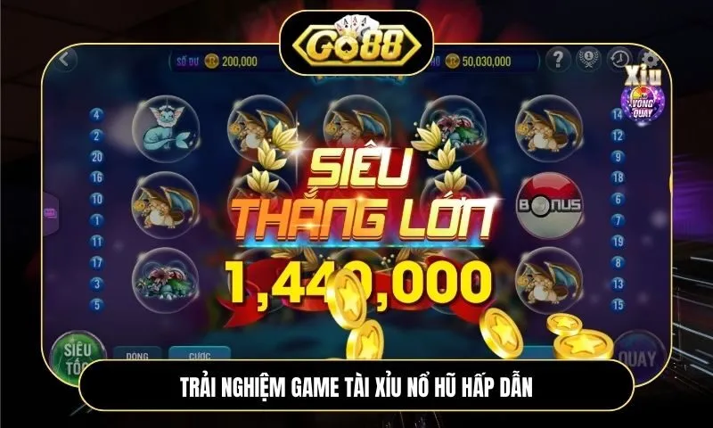 Game tài xỉu nổ hũ: Trải nghiệm hai tầng kịch tính và cơ hội Jackpot hấp dẫn